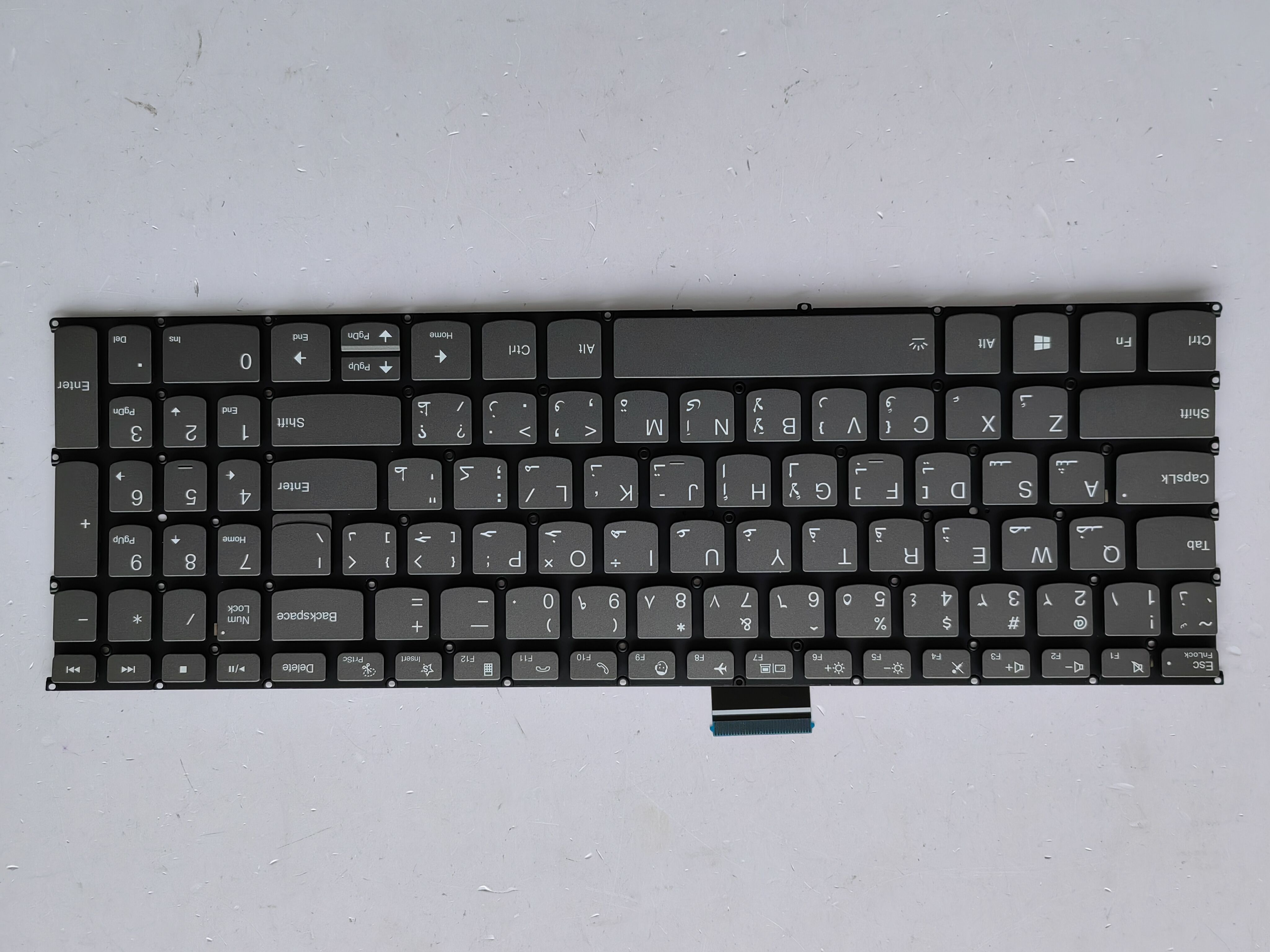 Picture of New Replacement Laptop Keyboard For LENOVO AIR 15 2021/S550-15/ideapad 5-15/15ACL/15ITL Grey Backlit AR Layout